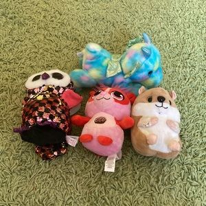 These four stuffed animals!